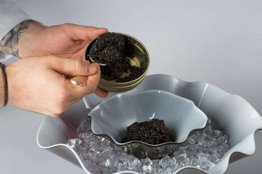 How should I serve my caviar?